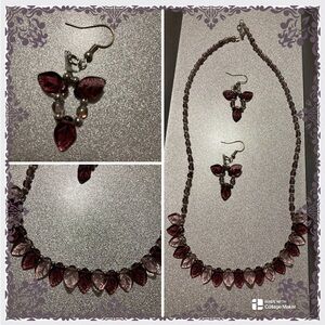 Purple Dream necklace set-SOLD TO PRIVATE PARTY!!!